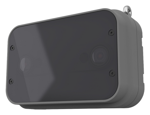 Xovis PC2SE-O outdoor 3D people counting sensor, angled view