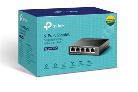 5-Port Gigabit Desktop Switch with 4× PoE+