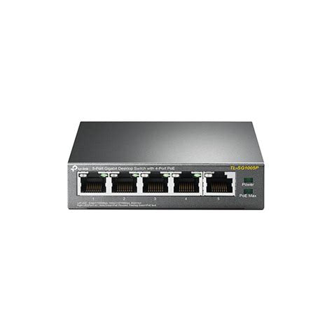 5-Port Gigabit Desktop Switch with 4× PoE+
