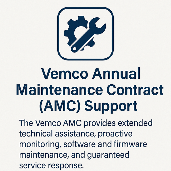 Vemco Annual Maintenance Contract (AMC) Support