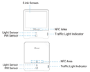 Milesight AM300 series indoor air quality sensor hardware overview, diagram