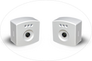 TD Intelligence TD1001 2D people counting sensor, two angled views
