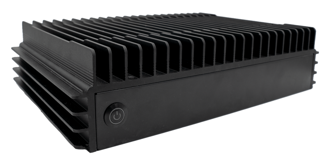 Xovis SPIDER SPI-PU2 multisensor processing unit, front angled view